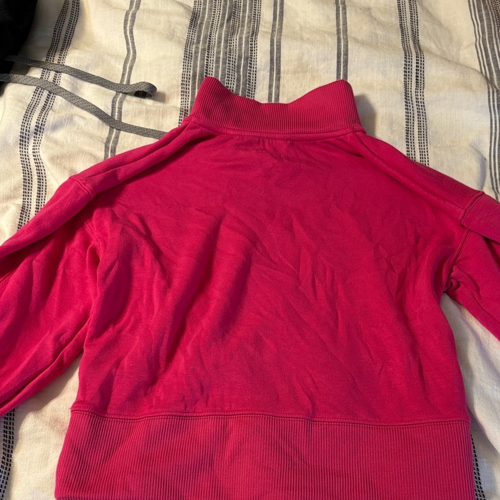 Danskin Pink Half-Zip Sweatshirt - Picture 3 of 6